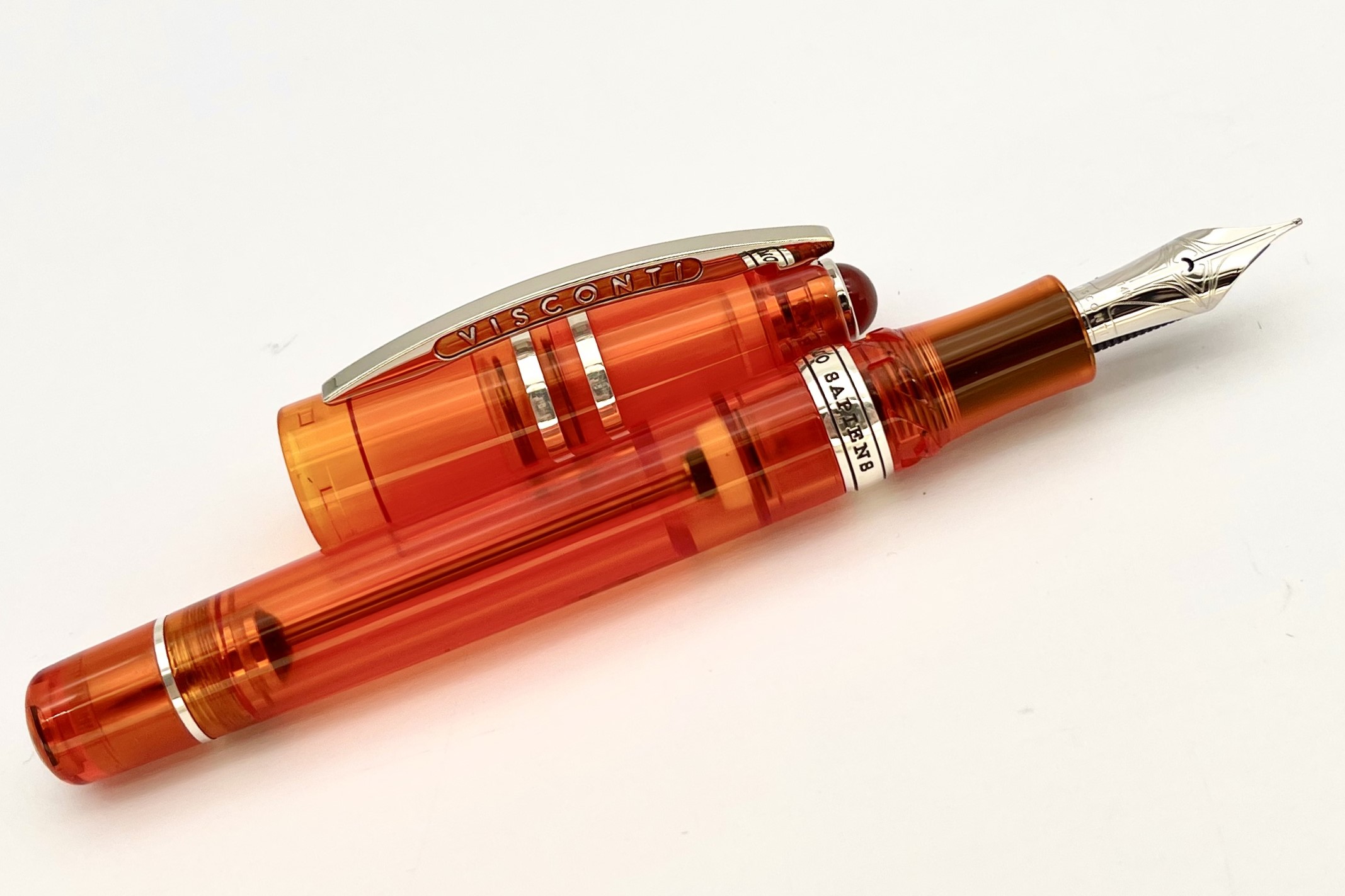 ViscontiHomoSapiensDemoStoneOrangeMandarinGarntFountainPen_H